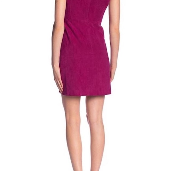 Electric Pink Double Face Suede - Picture 2 of 4